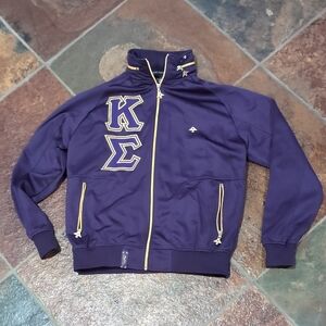 Kappa Sigma Front Embroidered & Delta Gamma Shoulder Embroidery Lng Jacket